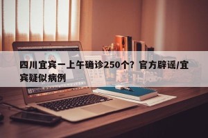 四川宜宾一上午确诊250个？官方辟谣/宜宾疑似病例
